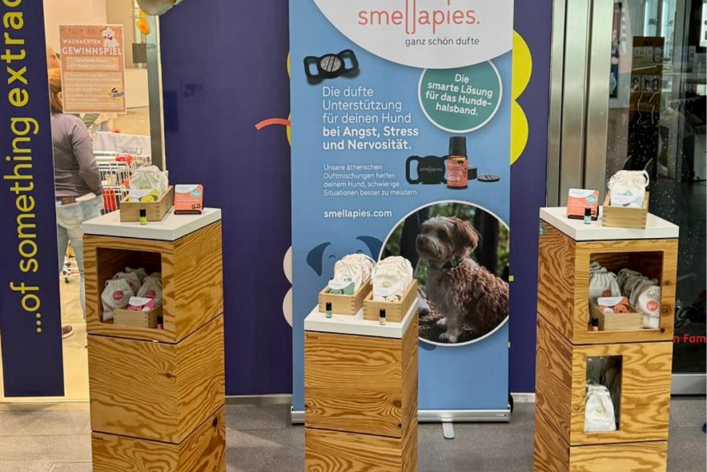 Hundefrühling im Citypark, smellapies Stand